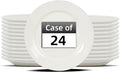 Stoneware Wide Rim Commercial Grade Dinnerware America White Plate 9 Case of 24