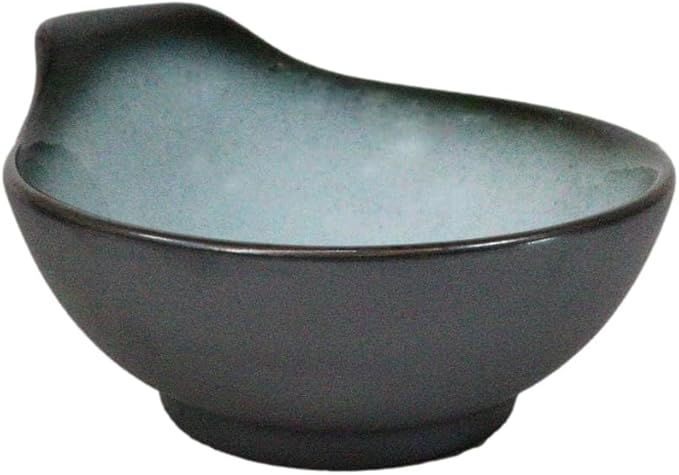 Ebros Gift Blue Sky Stars Artistic Seikai Porcelain Series Dinnerware Serveware Kitchenware Set Asian Japanese Dining Restaurant Supply (Pack Of 5 Small Ponzu Sauce Miso Soup Bowls With Handle 5oz)