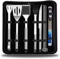 10 in 1 Outdoor Tableware Set Camping Barbecue Tableware Picnic Tool Set with Thermometer Cookware Set Cookware Picnic Boiler Cookware