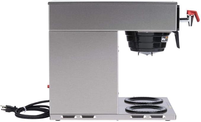 BUNN Axiom 15-3 Automatic Commercial 12-Cup Coffee Maker 3 Lower Warmers 38700.0002Gray