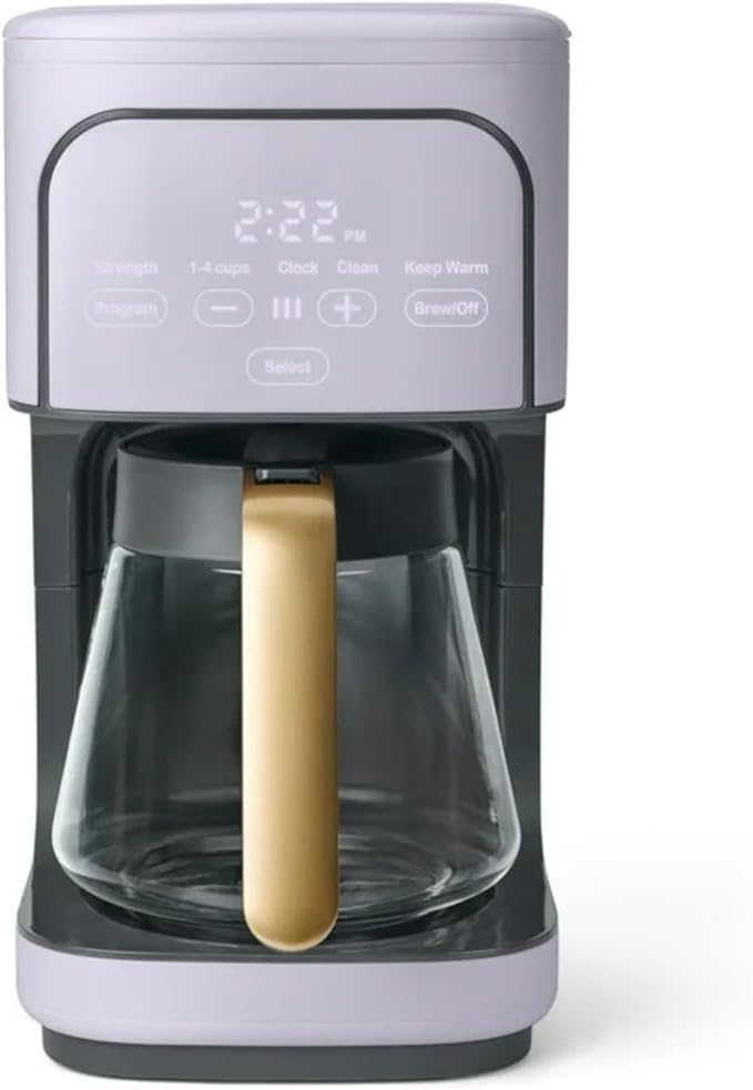 Coffee Maker 12-Cup Programmable Drip Coffee Maker Adjustable Brew Strength Keep Warm Function Easy-to-Use Coffee Machine