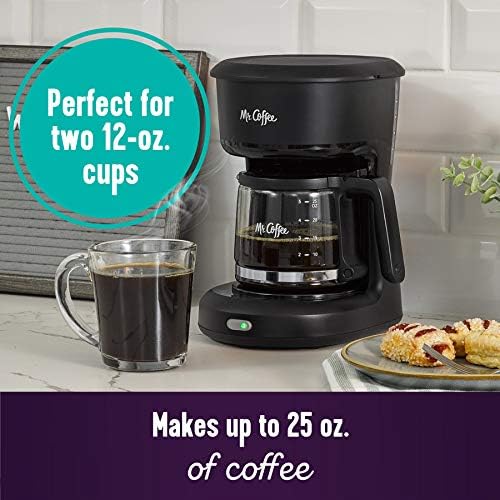 RCA 0.7 Cu. Ft. Microwave and Mr. Coffee 5-Cup Mini Brew Switch Coffee Maker Bundle Black