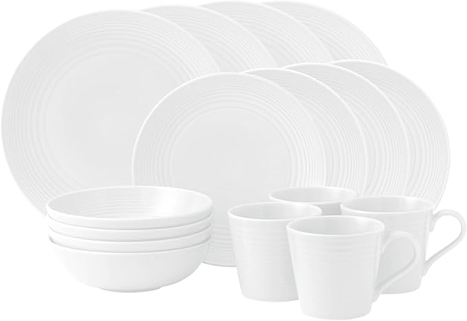 Royal Doulton Exclusively for Gordon Ramsay Maze White 16-Piece Dinnerware Set