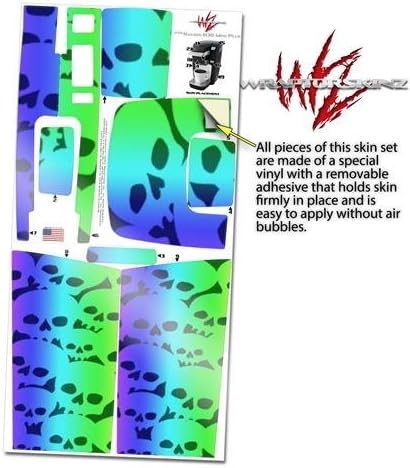 Decal Style Vinyl Skin compatible with Keurig K10 / K15 Mini Plus Coffee Makers Rainbow Skull Collection (COFFEE MAKER NOT INCLUDED)