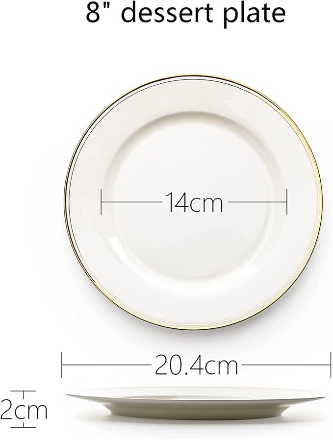 4- Piece Dinner Set Nordic Style Phnom Penh Dishes Set for 1 Simple Bowl Tableware Fruit Salad Plate Porcelain Household Dinnerware Set