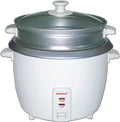 Brentwood 5 Cup Rice Cooker/Non-Stick with Steamer in White