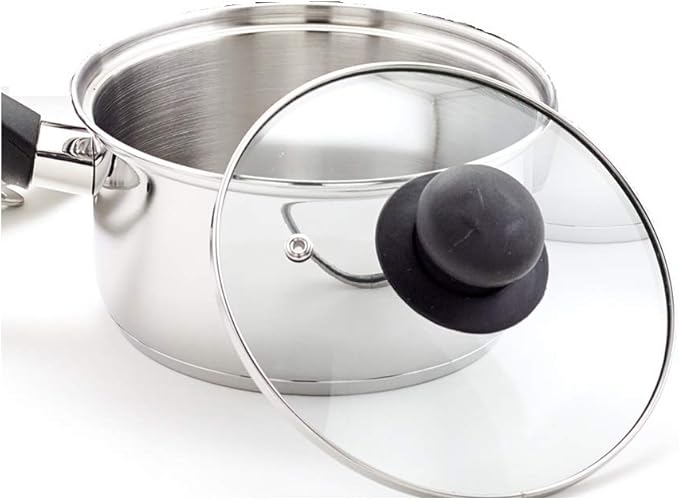 Old Dutch 1515 12 Pc Stainless Steel Kitchen Tools Cookware Sets Black