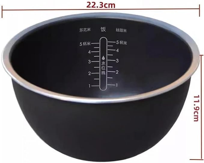 3L Electric Rice Cooker Inner Pot Compatible for MI IHFB01CM Replace The Inner Bowl Electric Rice Cooker Non Stick Inner Pot