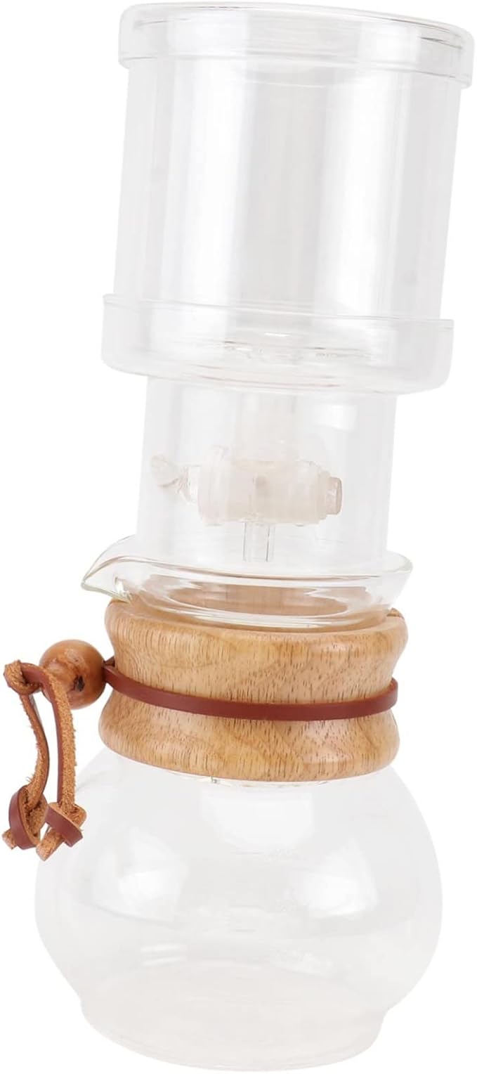 Mikinona 1set Glass Cold Brew Coffee Pot Drip Coffee Maker for Easy Brewing Lightweight and Portable Design for Use Safe Material Beautiful Appearance