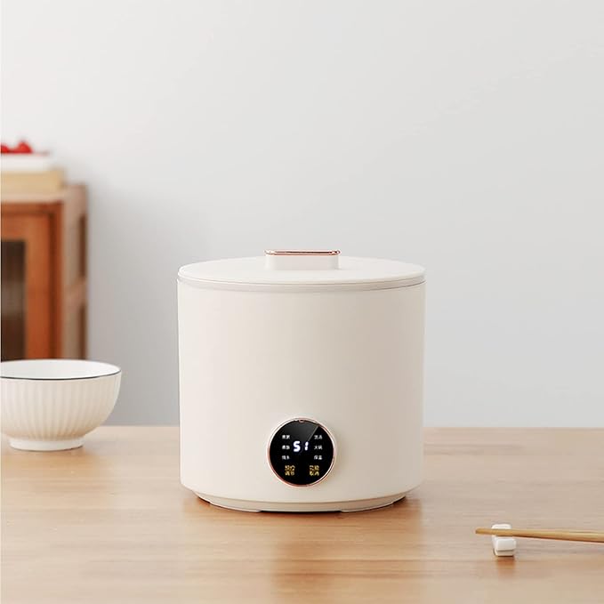 Mini Rice Cooker - Rice Cooker For One Person Multifunctional Rice Cooker Healthy Ceramic Coated Portable Rice Cooker Travel Rice Cooker Long-lasting Heat Preservation