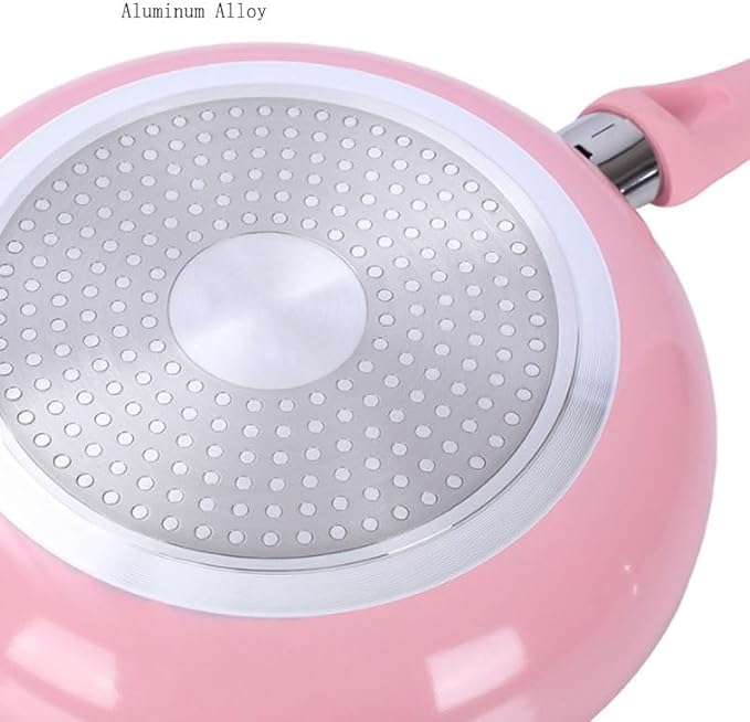 Macaron Color Aluminum Alloy Non Stick Cookware Set Compatible With All Cooktops