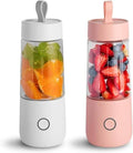 350Ml Mini Portable Electric Fruit Juicer Usb Rechargeable Smoothie Manufacturer Blender Machine Sport Bottle Juice Cup(Pink)