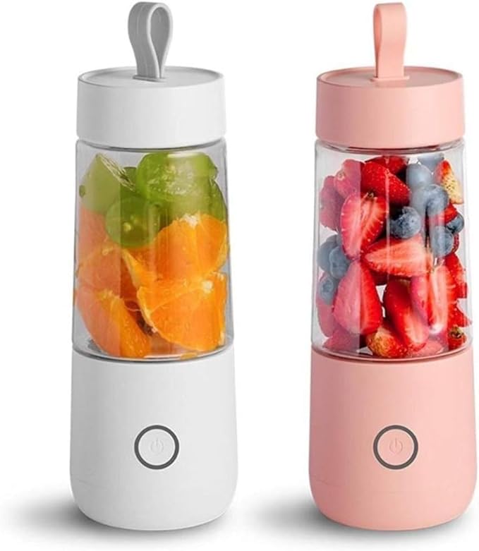 350Ml Mini Portable Electric Fruit Juicer Usb Rechargeable Smoothie Manufacturer Blender Machine Sport Bottle Juice Cup(Pink)