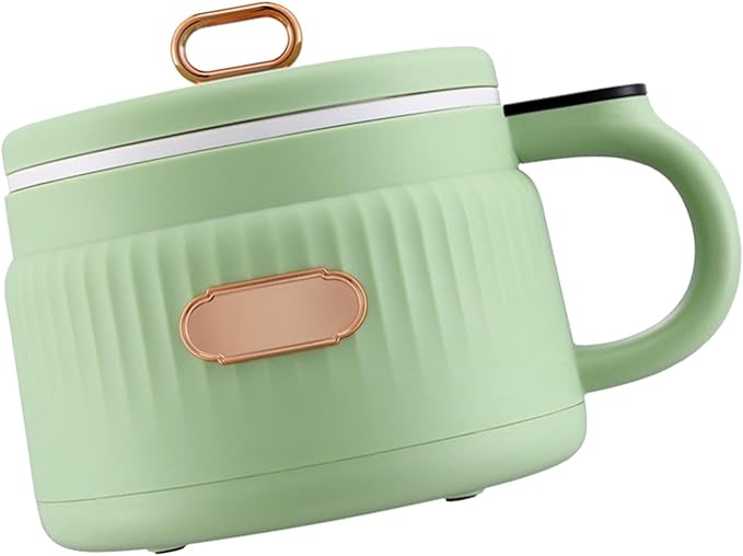 1.6L Electric Pot for Rice And Noodles Cooking for Small Groups Green