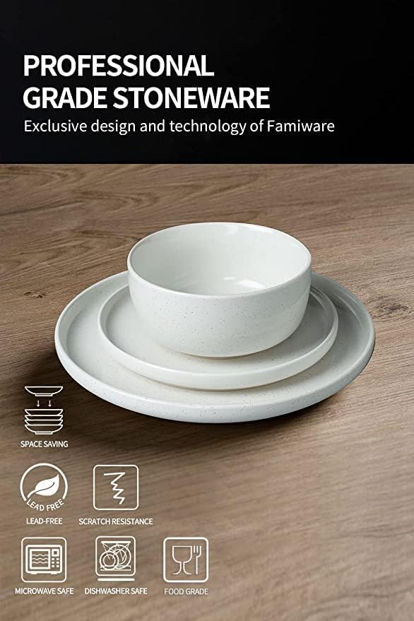Famiware Milkyway Dinnerware Sets 16 Piece Dish Set Multi-color