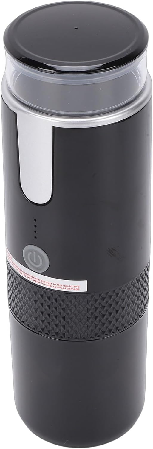 Alomejor Portable Coffee Maker Automatic Coffee Machine with Built in 1200mAh Battery and 15 Bar Pressure for Ground and Pods Travel Camping Office