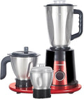 Indian Mixer Grinder features 800 Watt motor Comes with 3 Stainless Steel Jars