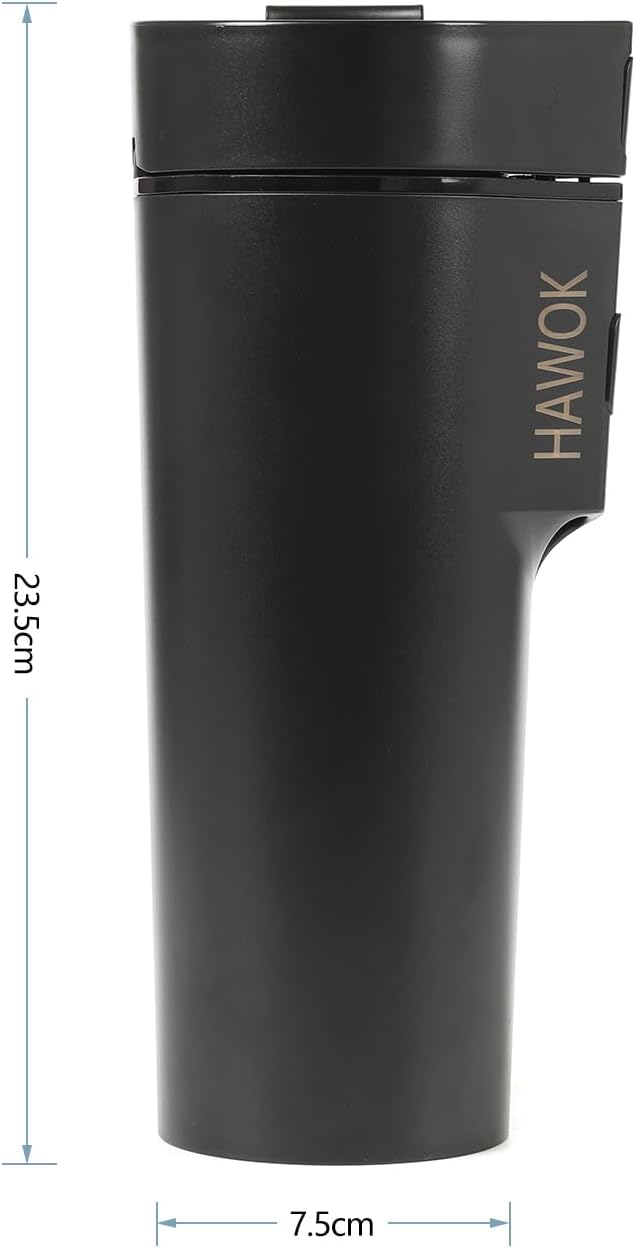 HAWOK Prtable Coffee Maker 12V Travel Espresso Machine Single Cup 8 oz