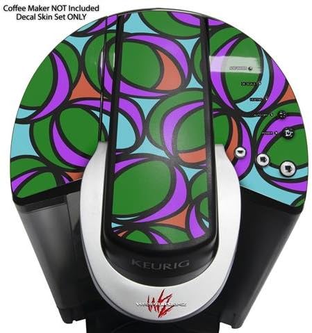 Decal Style Vinyl Skin compatible with Keurig K40 Elite Coffee Makers Crazy Dots 03 (COFFEE MAKER NOT INCLUDED)
