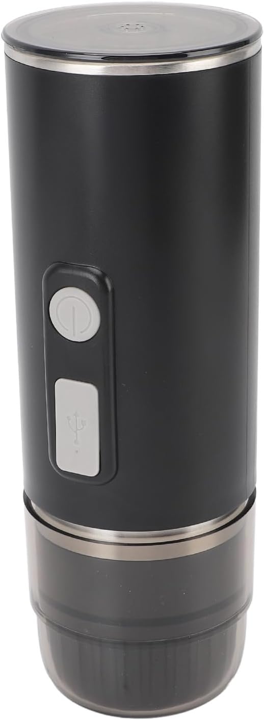 Yunseity Portable Automatic Coffee Machine 110ml Water Capacity 30-50ml Electric Espresso Travel Maker 800mAh Battery for Travel Camping Hiking Fishing Picnics