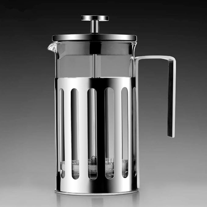 French Press Coffee Maker304 Stainless Steel Coffee Press with Filtration Durable Easy Clean Heat Resistant Glass for Restaurant Home (Size : 350ml)