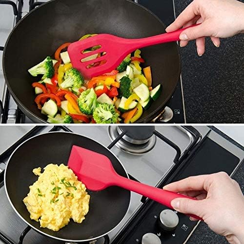 Kn7050 10 in 1 Silicone Kitchen Tool Set(Black) Cookware Set Cookware Picnic Boiler Cookware (Color : Blue)