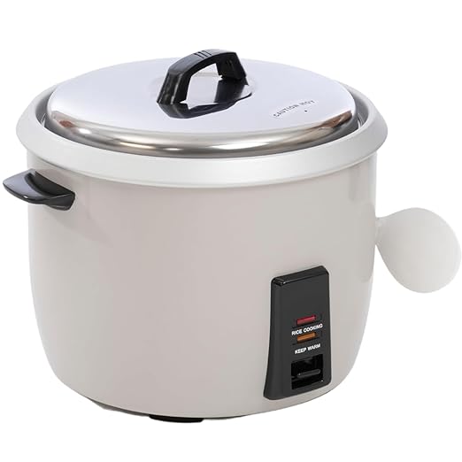 FSE RC-E50 Heavy-Duty Economy Rice Cooker 50-Cup Capacity Plastic Oversized Fork
