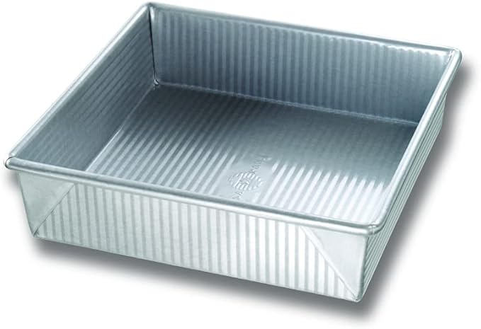USA Pan Bakeware Nonstick Square Cake Pan 9 Inch Aluminized Steel