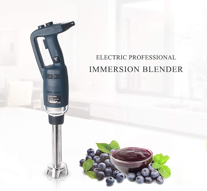 500W Commercial Hand Blender with 500mm Stick- Variable Speed Heavy Duty Electric Stick Blender - with Locking and Button