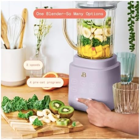 PowerExact Blender System Touch Activated High Performance With On The Go 20 oz Cup (Lavender)