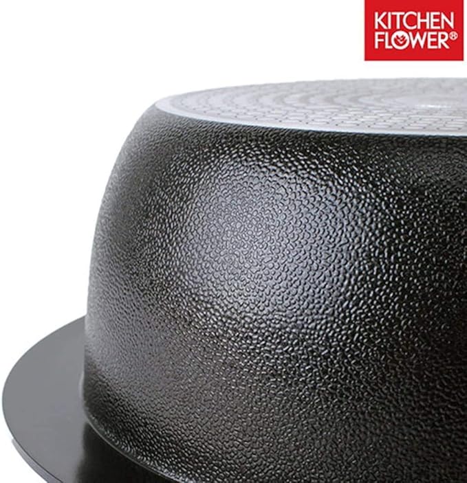 [KF] IH Induction Korean Traditional Iron Pot Rice Gamasot Ceramic Cauldron Made in Korea (8.6 (22cm))