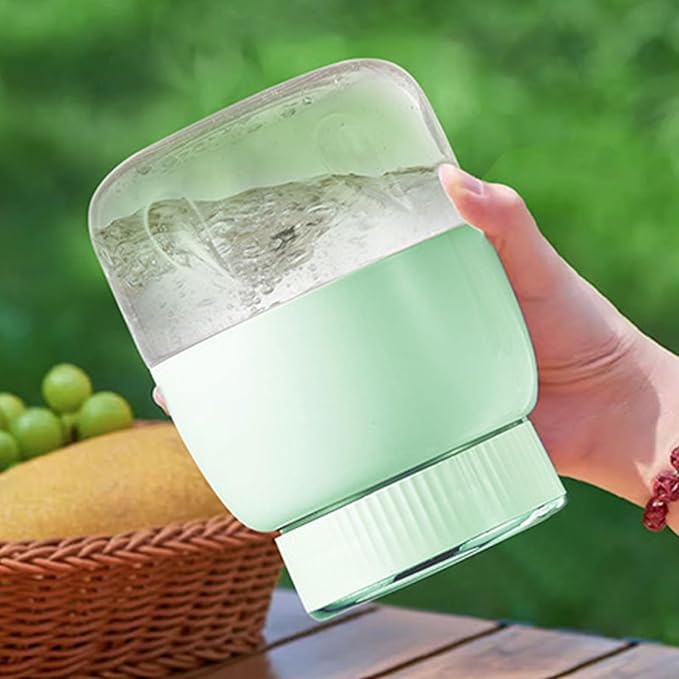 Small Portable Juicer Blenders with 20 USB Rechargeable Travel Fruit Maker for Home Office Kitchen Use