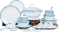 Bone China Dinner Sets Nordic Creative Phnom Penh Combination Ceramic Tableware Suit Suitable for Gifts Wedding Hotel 58 Piece