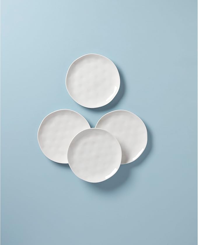 Lenox White Bay Colors 4Pc Accent Plates 3.90 LB