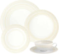 Vista Alegre Porcelain Ivory 5 Piece Dinnerware Set