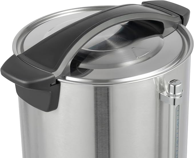 Commercial Coffee Maker - 9.2L 1500W Coffee Percolator With Double-Layer Stainless Steel Wall &amp Filter Precise Temperature Control - 2 Modes For Events &amp Catering