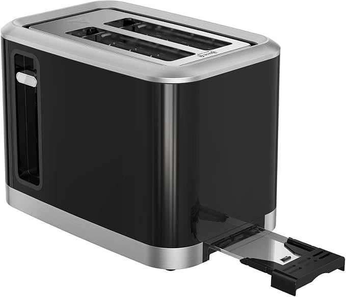 MAGNAVOX HOME 2 Slice Smart Toaster Touchscreen Wide Slot for Bread English Muffins Croissants and Bagels 5 Adjustable Toast Settings Cancel and Defrost 6 Bread Types &amp Shade Settings