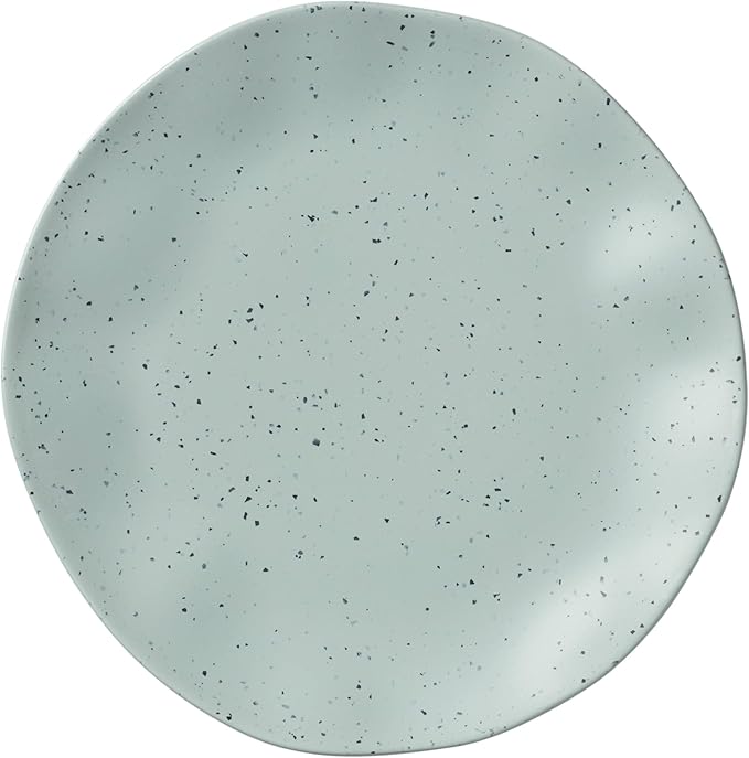 Oneida 895952 Terrazzo Melamine Mint 12 Piece Dinnerware Set Lightweight Melamine Material
