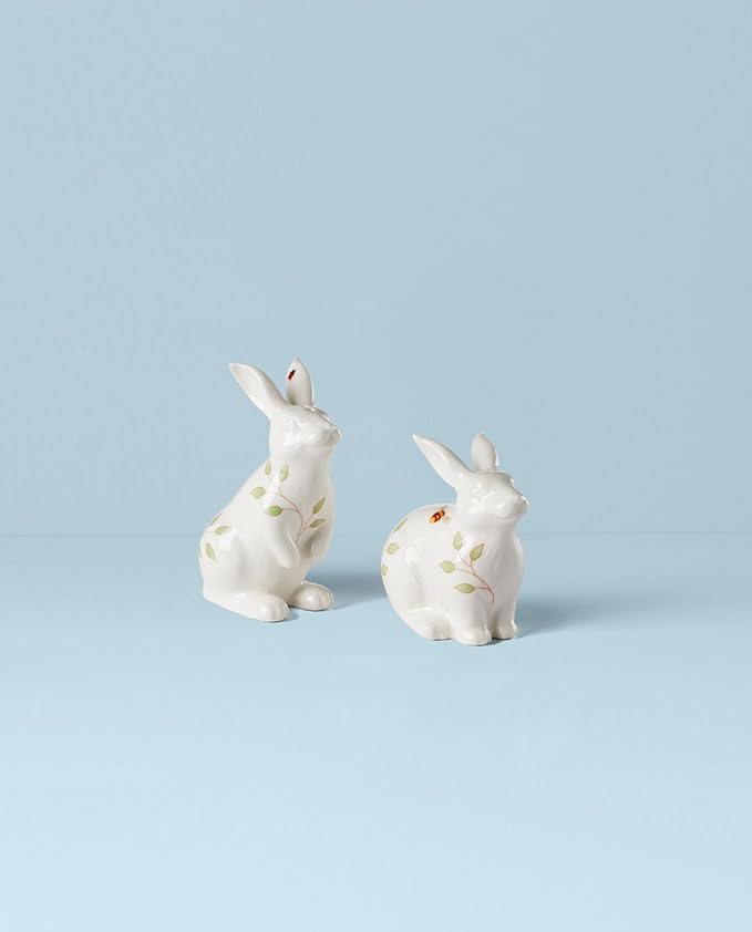 Lenox 893456 Butterfly Meadow Bunny Salt &amp Pepper Easter Serveware