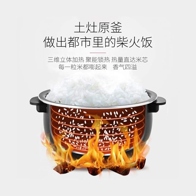 Joyoung Smart Rice Cooker JYF-20FS987M Mini Multi-use with Timer for Cooking Soups Stew 2LPink