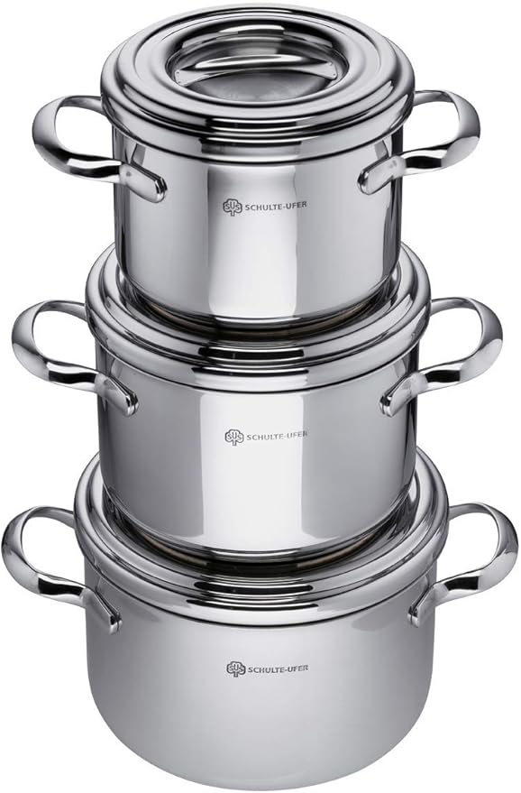 Schulte-Ufer Romana Saucepan Set with EGA 5Tl Set 131