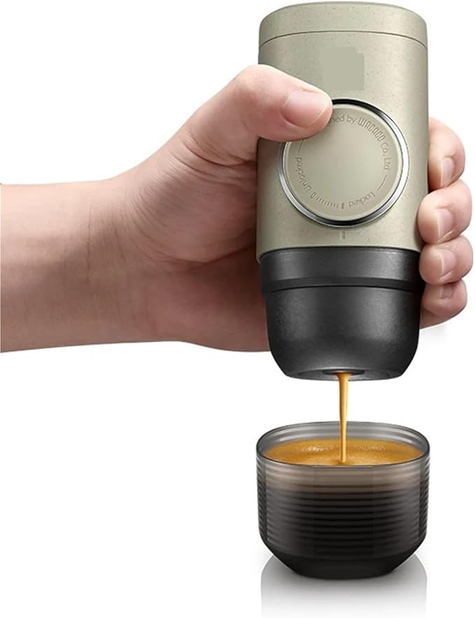 Minipresso NS2 Portable Espresso Maker Compatible NS Capsules* Manually Operated Coffee Machine Gift