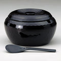 [A] Turtle Rice Cooker with Flat for 3 People [8.3 x 4.7 inches (21 x 12 cm) Inner Dimensions 6.3 x 3.7 inches (16 x 9.5 cm) 16.4 oz (470 g)] [Echizen Lacquerware] | Restaurants Ryokan Japanese