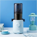 Small Mini Juice Machine Portable Juicer Extractor with Net Juice Dregs Separation Compact Blender (Blue Size E)(BlueUK)