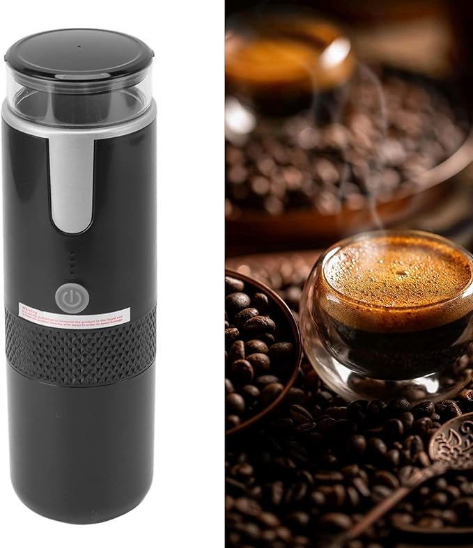 Portable Coffee Machine Compatible for K Cup Capsules Ground Coffee Handheld Coffee Maker Manually Operated for Camping Hiking