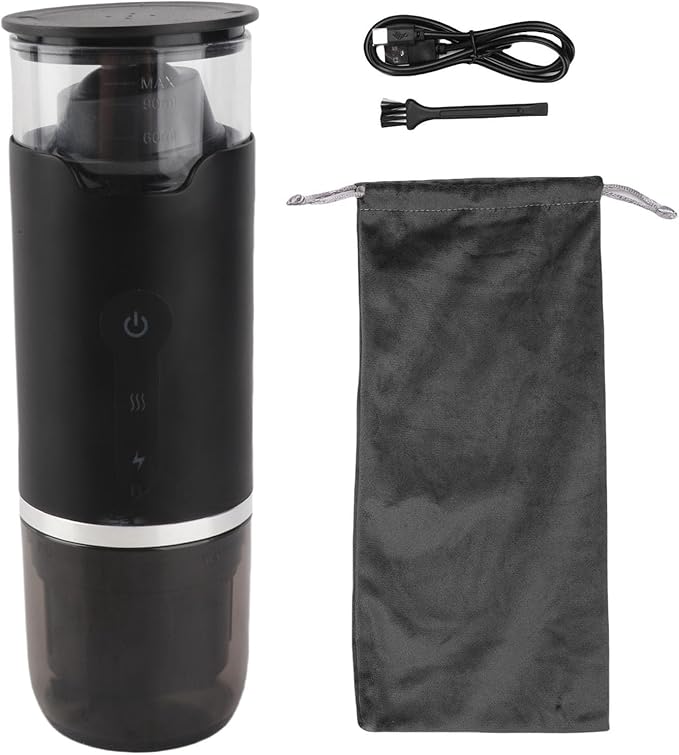 SUNGOOYUE Travel Capsule Coffee Machine Small Portable Car Machine for Hiking Office Coffee Powder Cartridges ABSSUS
