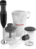 KitchenAid KHB2351OB 3-Speed Hand Blender - Onyx Black (Renewed)