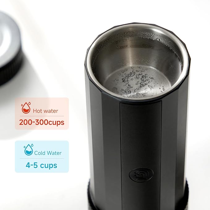 zeroHero Portable Espresso Machine 20Bar Pressure &amp USB-C Rechargeable for Rich Crema Ideal for Travel Camping Office &amp Home with Self-Heating System