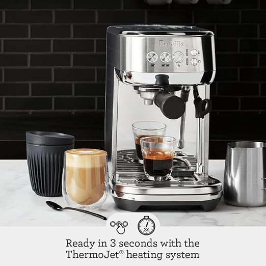 Breville Bambino Plus Black Stainless Steel