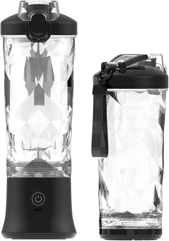 600ml Smoothie Blenders Portable USB Rechargeable Juicer With High Speed Motor Mixing Cup For Protein Shakes And Juices
